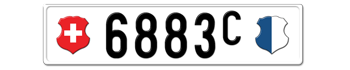 1905-1932 SWITZERLAND(LUZERN) LICENSE PLATE --
