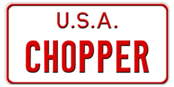 MOTORCYCLE LICENSE PLATE MC000WR -  AND STATE/COUNTRY