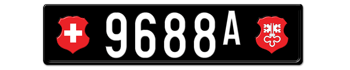 1905-1932 SWITZERLAND(NIDWALDEN) LICENSE PLATE