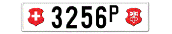 1905-1932 SWITZERLAND(NIDWALDEN) LICENSE PLATE --