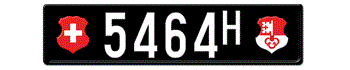 1905-1932 SWITZERLAND(OBWALDEN) LICENSE PLATE