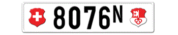 1905-1932 SWITZERLAND(OBWALDEN) LICENSE PLATE --