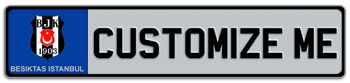 BESIKTAS ISTANBUL INTERNATIONAL SOCCER EUROPEAN PLATE