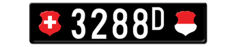 1905-1932 SWITZERLAND(SOLOTHURN) LICENSE PLATE