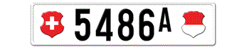 1905-1932 SWITZERLAND(SOLOTHURN) LICENSE PLATE --