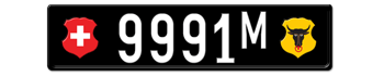 1905-1932 SWITZERLAND(URI) LICENSE PLATE --