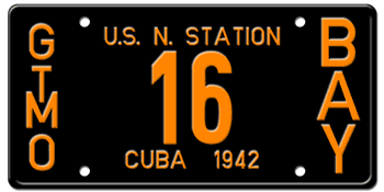 U.S. FORCES IN GUANTANAMO BAY CUBA ISSUED IN 1942  --