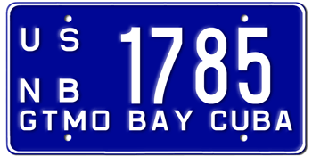 U.S. FORCES IN GUANTANAMO BAY CUBA ISSUED BETWEEN 1961-1979  --
