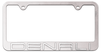 DENALI 3D CHROME LICENSE PLATE FRAME