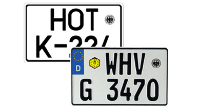German Truck License Plates