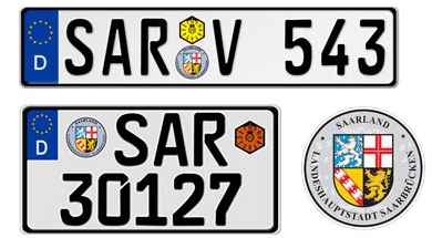 Saarland/Saarbr????cken License Plates