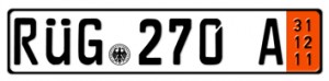 "german license plates"