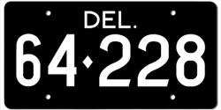 Delaware License Plates Delaware License Plates