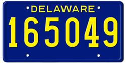 Delaware License Plates Delaware License Plates