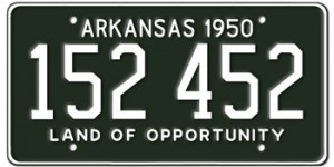 Arkansas License Plates
