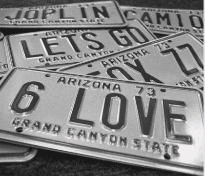 Custom License Plate – Vanity License Plate