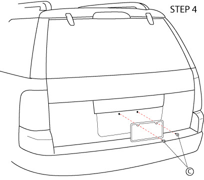 Installation Guide 2 Hole Plate Holder Step4