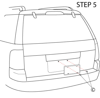 Installation Guide 4 Hole Plate Holder Step5