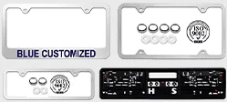 Custom license plate frames for your car or motorcycle