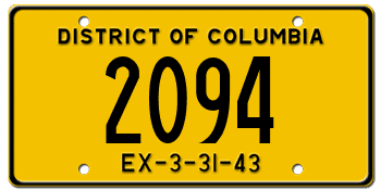 License Plates for The Henry Ford museum