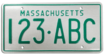massachusetts license plates