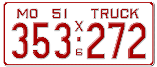 missouri license plates