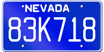 nevada license plates