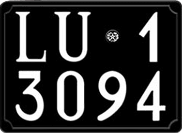 Replica License Plates After View