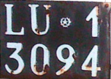 Replica License Plates Before View