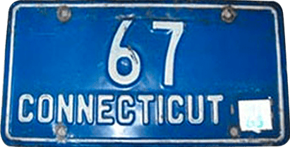 Replica License Plates Before View