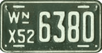 Replica License Plates Before View